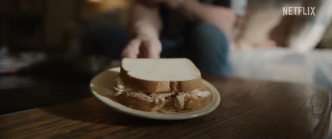 In the new Netflix series based on  crimes of serial killer Jeffrey Dahmer, he can be seen giving Glenda Cleveland a sandwich